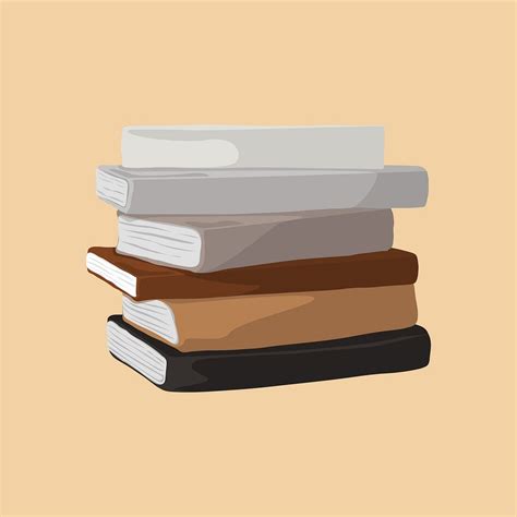 Book stack, aesthetic illustration, design | Free Photo Illustration ...