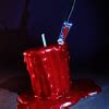 Blood Scented Candle Stabbed With a Bloody Knife | The Green Head