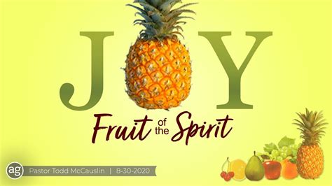 Fruit of the Spirit: Joy | 8-30-2020 - YouTube