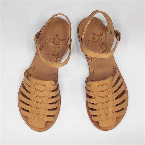 VATHI closed toe sandals for women | Pagonis Greek Sandals