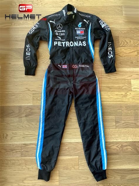 Lewis Hamilton 2020 replica Racing Suit Mercedes AMG F1 / Black Lives Matter model | The GPBox