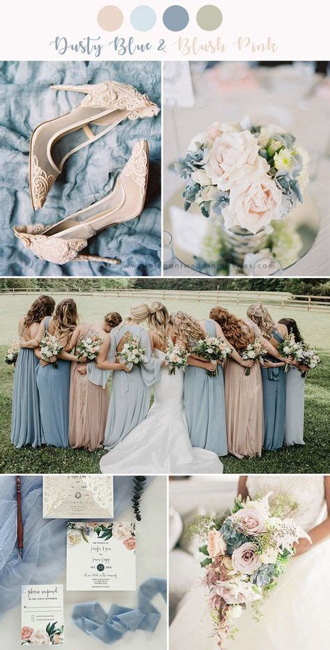 7 Stunning Wedding Color Palettes with Blush Pink | Pink wedding colors ...