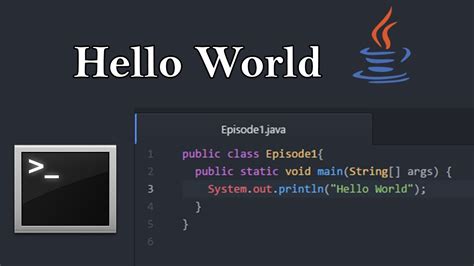 Introduction to JAVA - Episode 1 - Hello World - YouTube