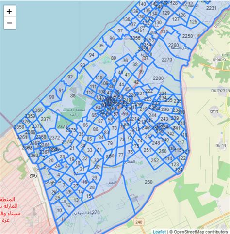 Israel’s military publishes map of Gaza “evacuation zones” for ...