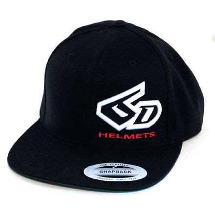 6D Helmets Classic Logo Snapback Hat | MotoSport (Legacy URL)