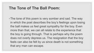 The ball poem | PPT