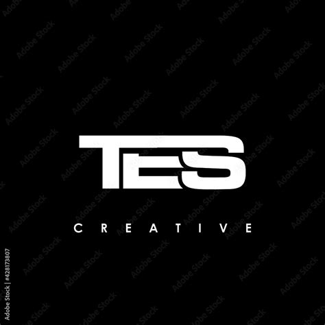 TES Letter Initial Logo Design Template Vector Illustration Stock Vector | Adobe Stock