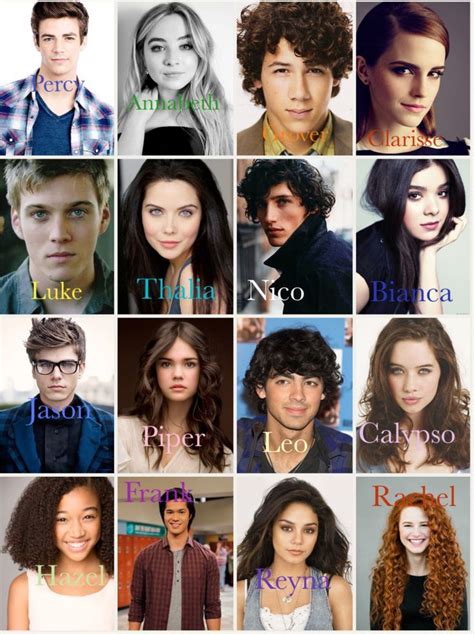 Percy Jackson Characters love this cast but I dont think that Emma is ...