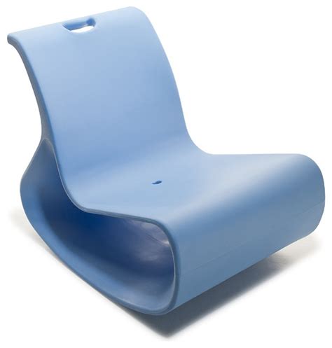 Modern Plastic Outdoor Lounge Chair, Offi Mod Lounger - Contemporary - Kids Chairs - by Plush ...