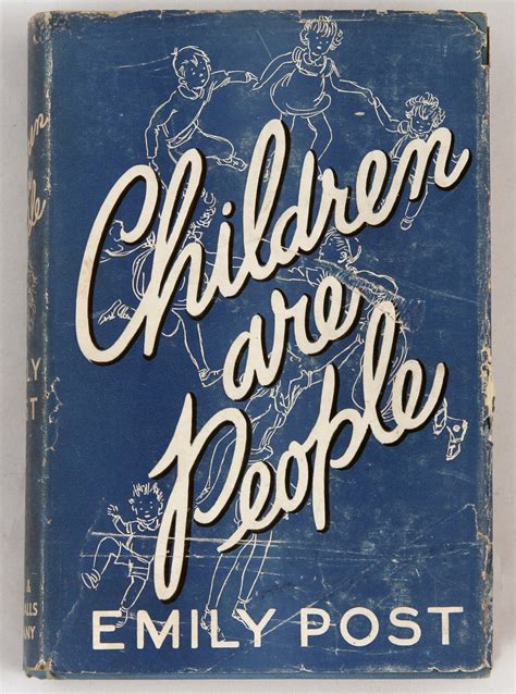 Emily Post, Children Are People