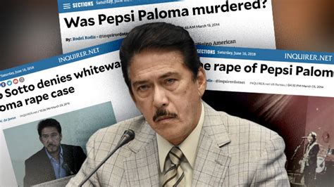 Sotto asks Inquirer to remove articles on Pepsi Paloma