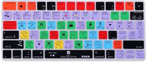 MLA22B/A XSKN Adobe Lightroom CC Shortcut Keyboard Silicone Cover for Apple Magic Keyboard US ...