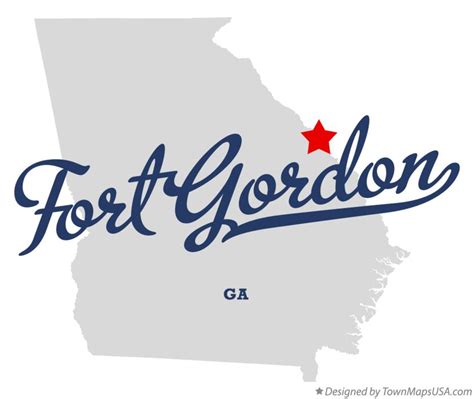 Map of Fort Gordon, GA, Georgia