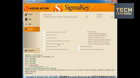 Huawei P Smart FIG-LX1 FRP | Google Account Remove By Sigma Key - YouTube