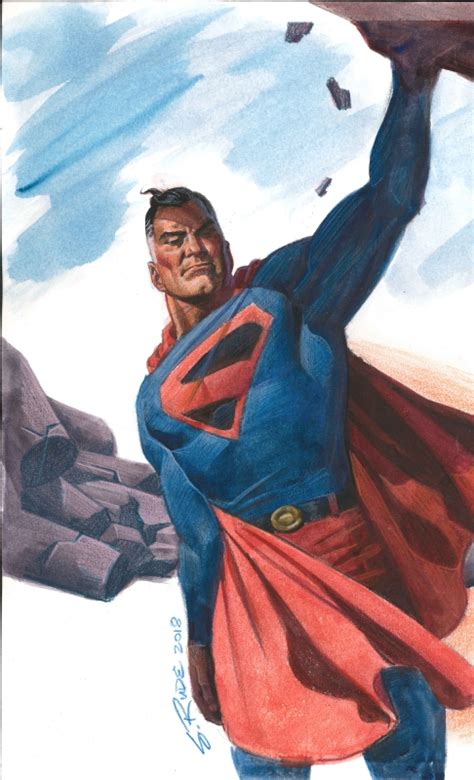 Superman (Kingdom Come) by Steve Rude, in Mike Pf's DC Characters (Drawings and Commissions ...