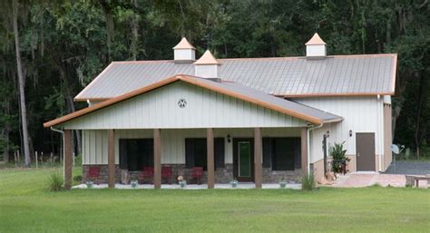 Lovely Metal Building Abode for Small Families