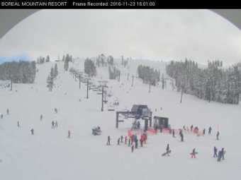 Webcam Boreal Mountain Resort, California: Current Snow Conditions ...