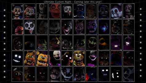 Fangames Roster - Ultimate Custom Night (fanmade) : fivenightsatfreddys