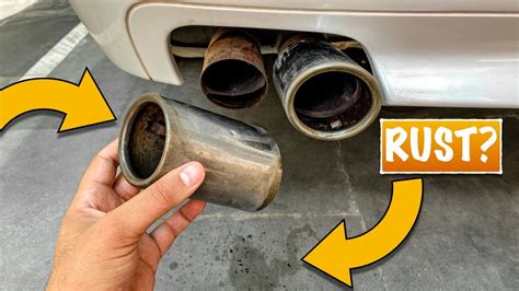 How To Remove Bmw Exhaust Tips - YouTube