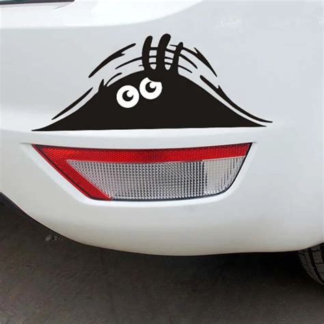 Prompt Funny Car Stickers Window Sticker Vinyl Graphic Decal Eyes ...