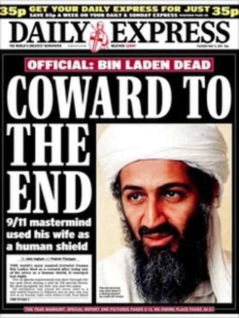 Newspaper review: Bin Laden death covered extensively - BBC News