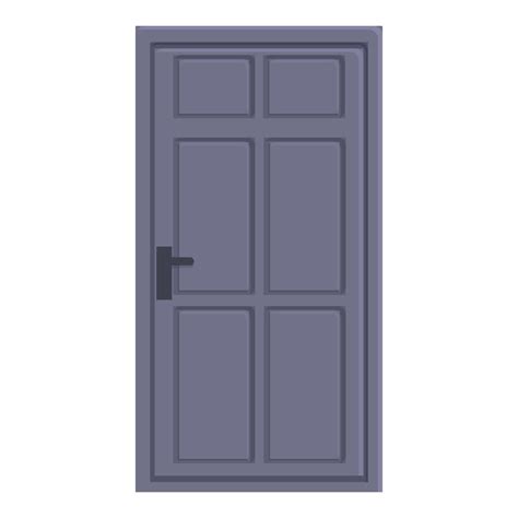 Shut door icon cartoon vector. Front home 14889572 Vector Art at Vecteezy