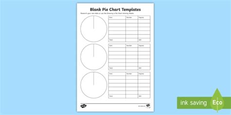 KS3 Maths - Pie Chart Templates | Statistics | Beyond Maths