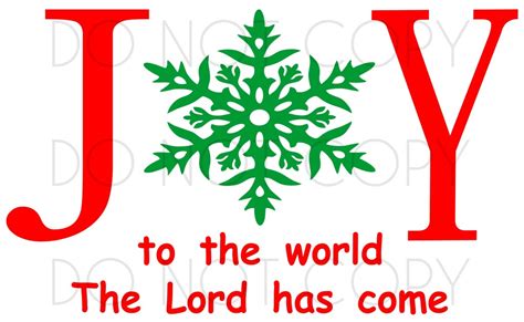 Joy To The World SVG Cut and Print Design - Sewing Divine