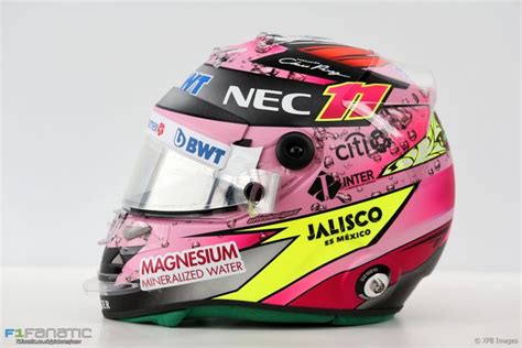 Sergio Perez helmet, 2017 | Helmet, Racing helmets, Helmet design