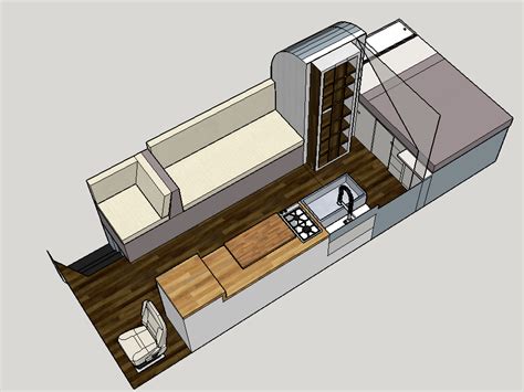 Floor Plan Short Bus Conversion Layout