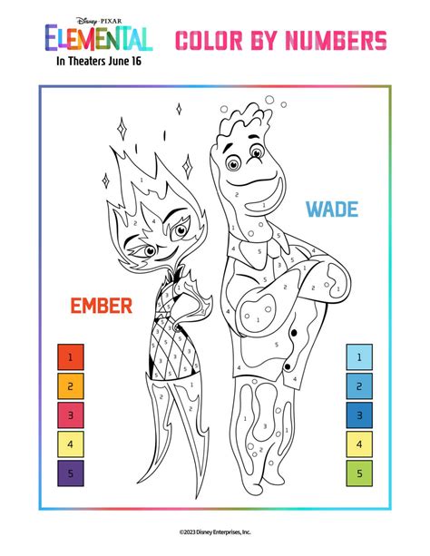 Free Printable Disney Elemental Activity Pages - Mama Likes This