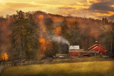 Autumn - Farm - Morristown NJ - Charming farming Photograph by Mike ...