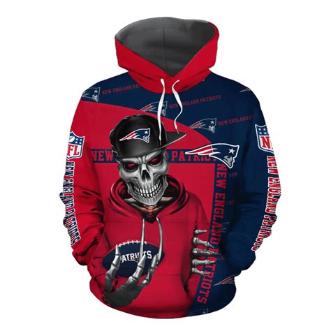 New England Patriots Hoodie Cute Death gift for men -Jack sport shop