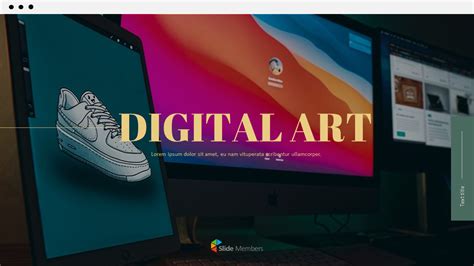 Digital Art PowerPoint Design Download|IT/Commerce|Templates