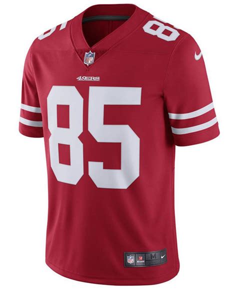 Nike Synthetic George Kittle San Francisco 49ers Vapor Untouchable Limited Jersey in Red for Men ...