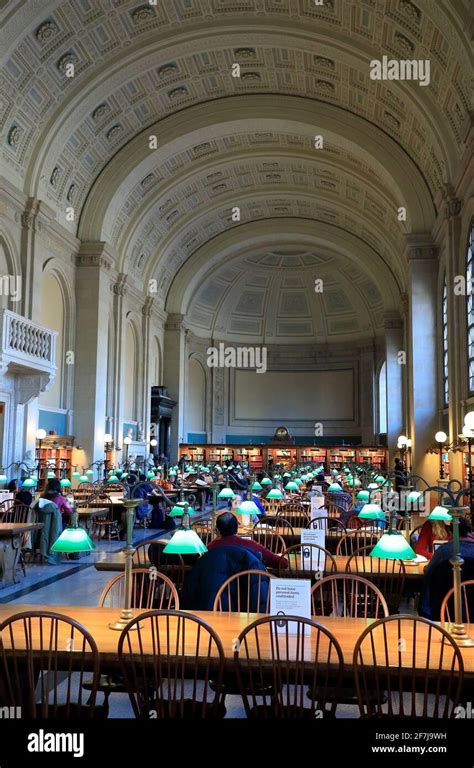 Boston public library hall hi-res stock photography and images - Alamy