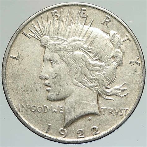 1922 Silver Dollar Value: are "D", "S", No mint mark worth money?