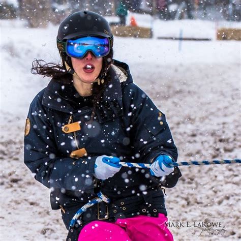 Skier, 2016 Teton Valley Skijoring, Driggs, Idaho Photo ©2016 Mark ...