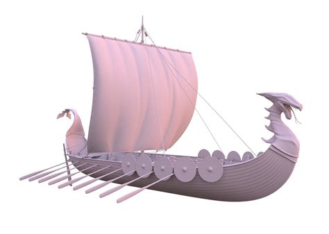 3D model Drakkar Viking Ship | CGTrader