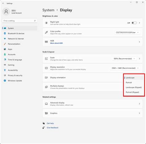 How to Change Screen Orientation in Windows 11 | EIZO