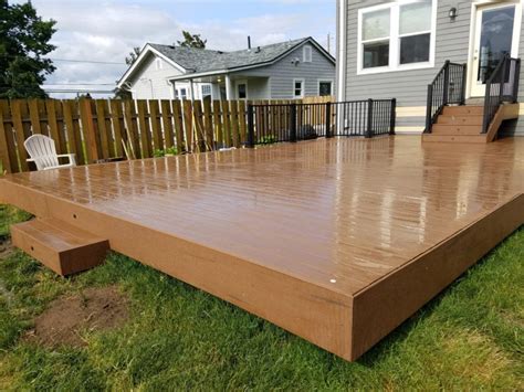 Timbertech Brown Oak Terrain deck | Deck Masters, LLC