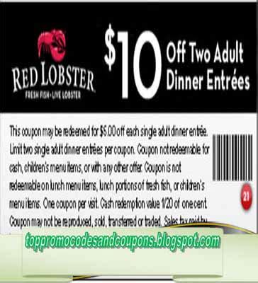 Free Promo Codes and Coupons 2020: Red Lobster Coupons