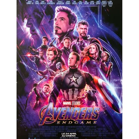 AVENGERS ENDGAME Movie Poster 15x21 in.