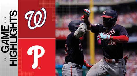 Nationals vs. Phillies Game Highlights (7/2/23) | MLB Highlights - YouTube