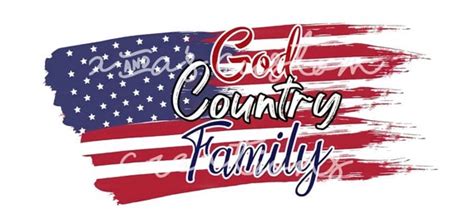 God Country Family Flag | Etsy