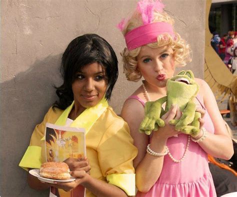 Tiana and Lottie Cosplay from Disney's The Princess and the Frog