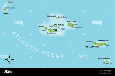 Azores Location On World Map