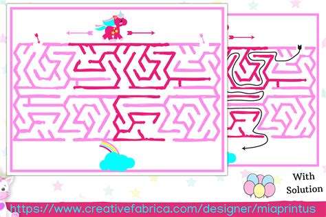 Unicorn Puzzle Game for Kids Graphic by MiaPrintus · Creative Fabrica