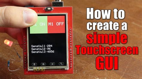 How to create a simple Touchscreen GUI || Arduino LCD & Touchscreen Tutorial - clipzui.com