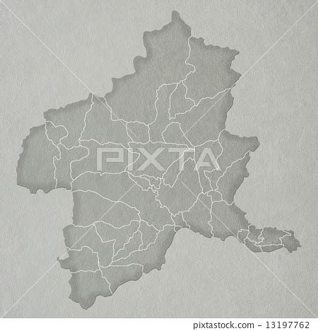 Gunma Prefecture Map - Stock Illustration [13197762] - PIXTA